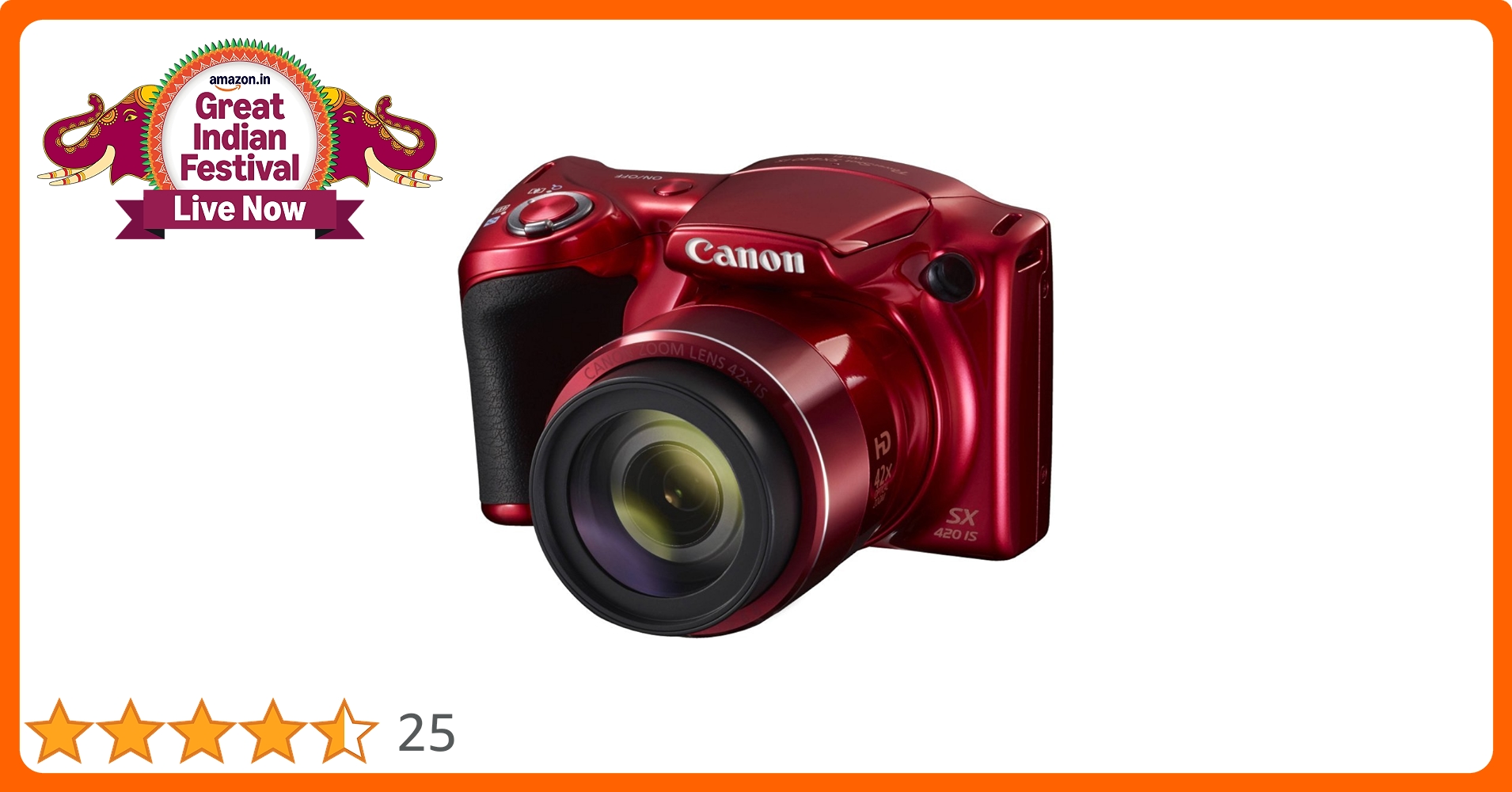 カメラ　PowerShot SX420 IS Buy Canon Powershot SX420 IS Digital Camera | 20 MP | 42x